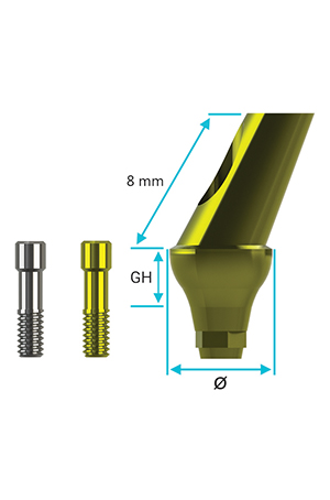 اباتمنت زاویه دار C- Angled Abutment