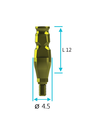 ایمپرشن بسته J- Close Tray Impression Coping